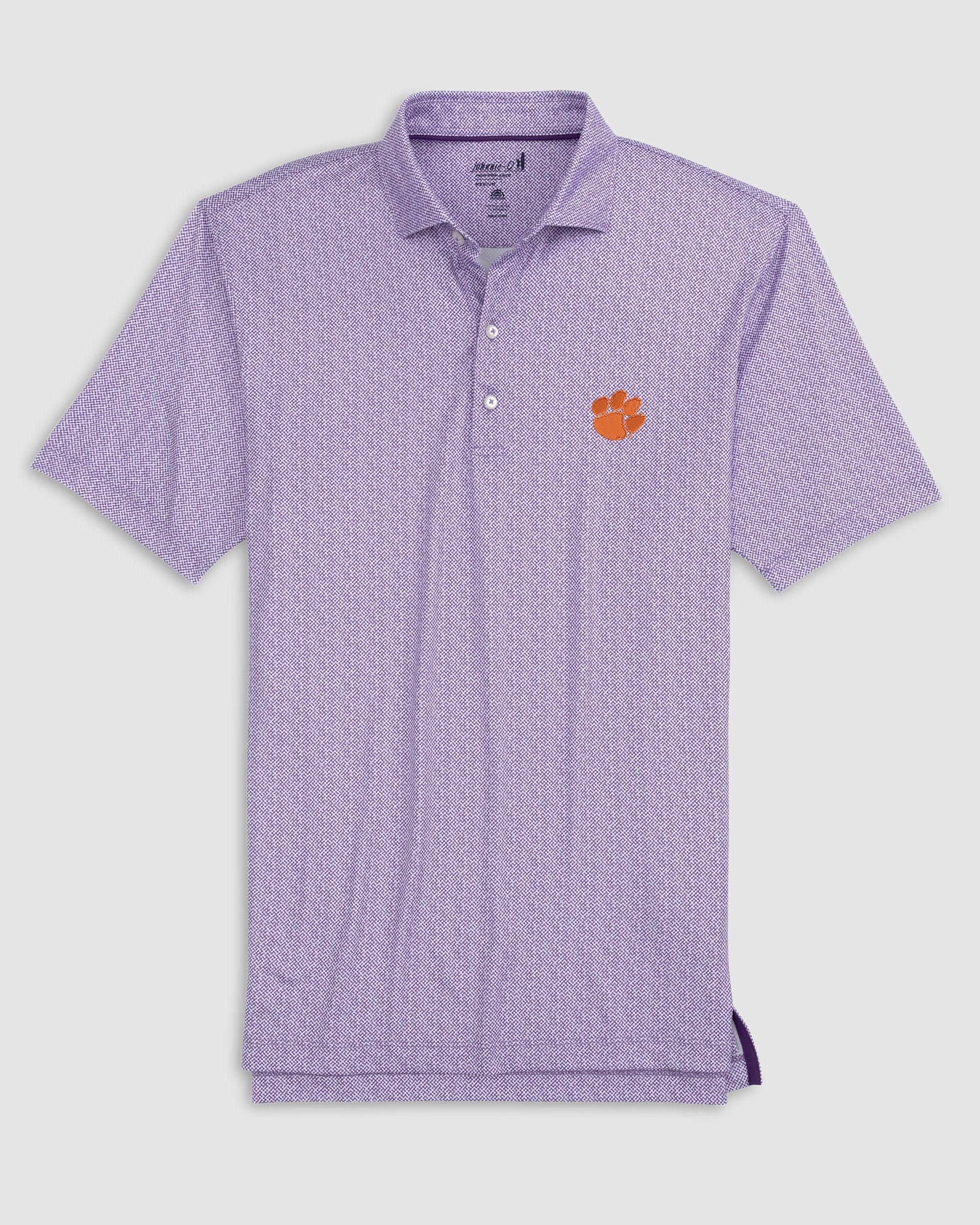 johnnie-O Clemson Hinson Jersey Performance Polo Product Image