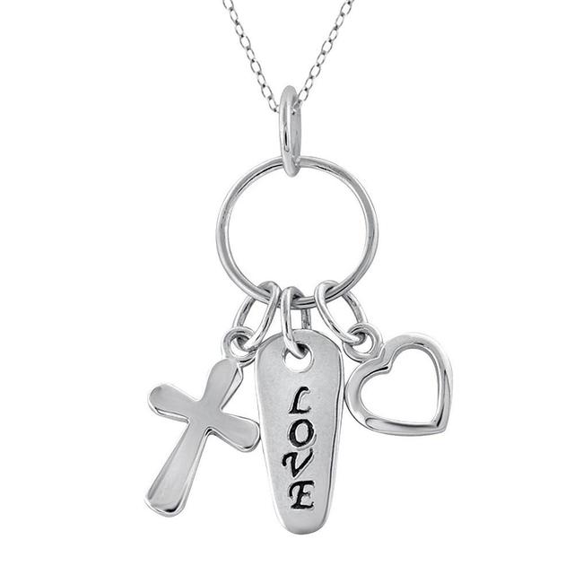 Womens Charm Pendant in Sterling (18) Product Image