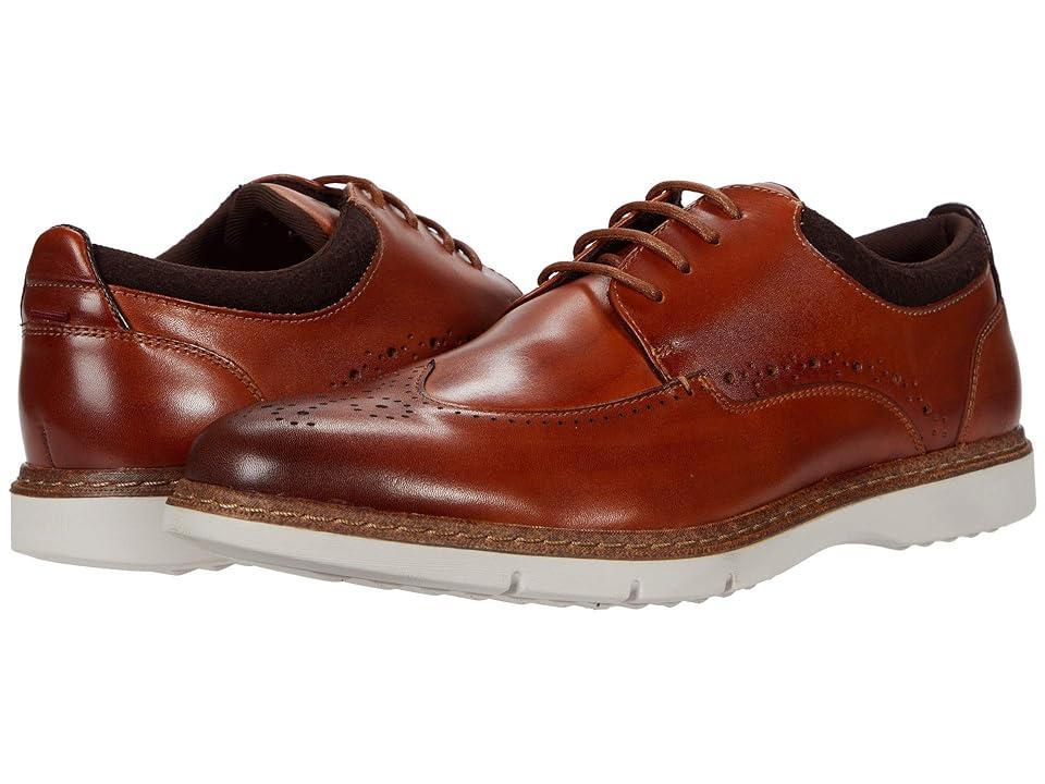 Stacy Adams Synergy Wing Tip Oxford (Cognac) Men's Shoes Product Image