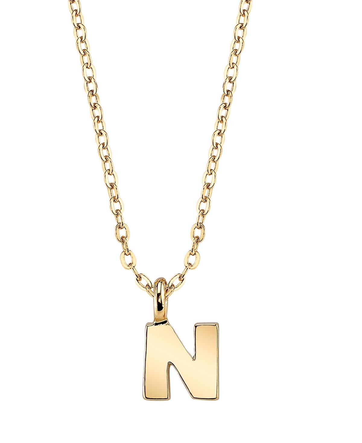 1928 Initial Pendant Necklace, Womens Yellow Product Image