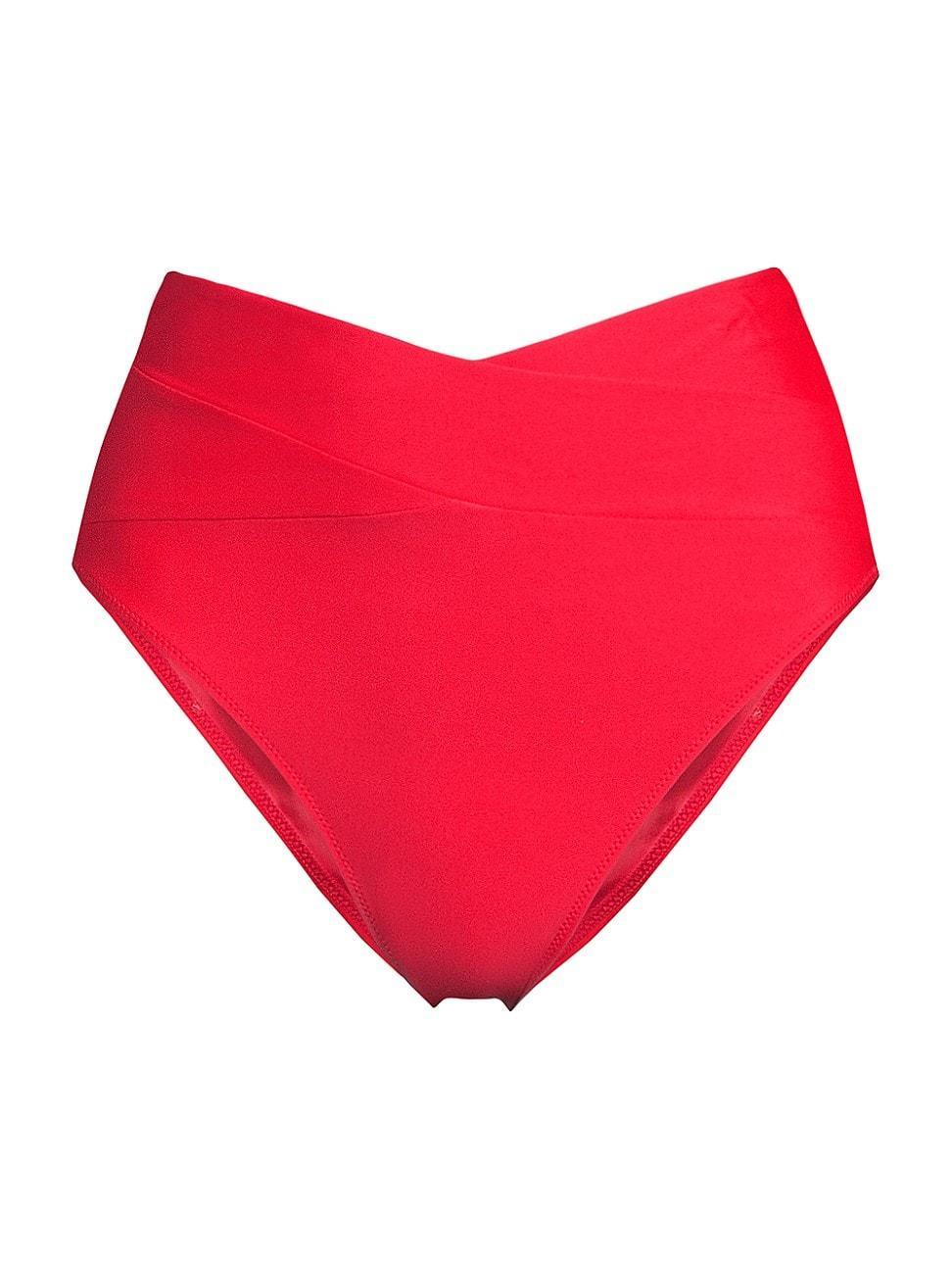 Womens Luella High-Waist Bikini Bottom Product Image