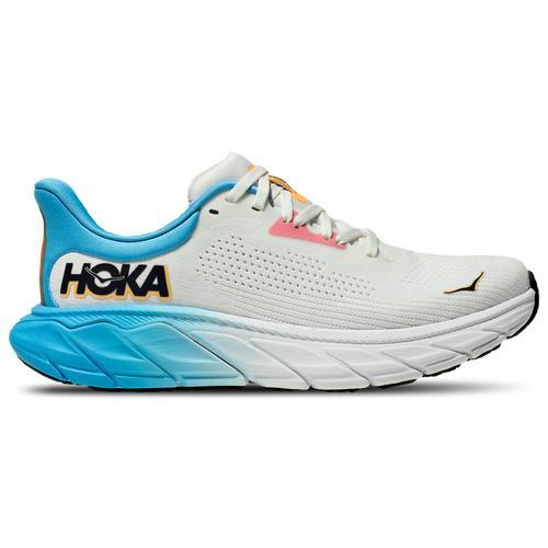 HOKA Womens Arahi 7 - Running Shoes Swim Day/Blanc De Blanc Product Image