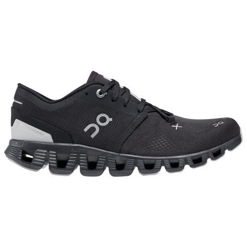 On Womens On Cloud X 3 - Womens Running Shoes Black/Black Product Image