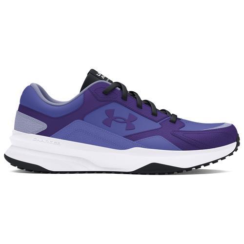 Under Armour Mens Edge LTHR - Shoes Starlight/Deep Periwinkle/White Product Image