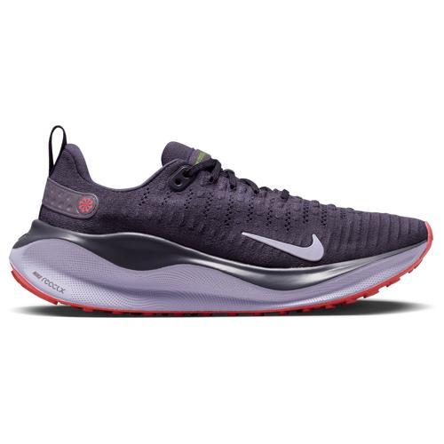 Nike Womens React Infinity Run Flyknit 4 - Running Shoes Volt/Purple Product Image