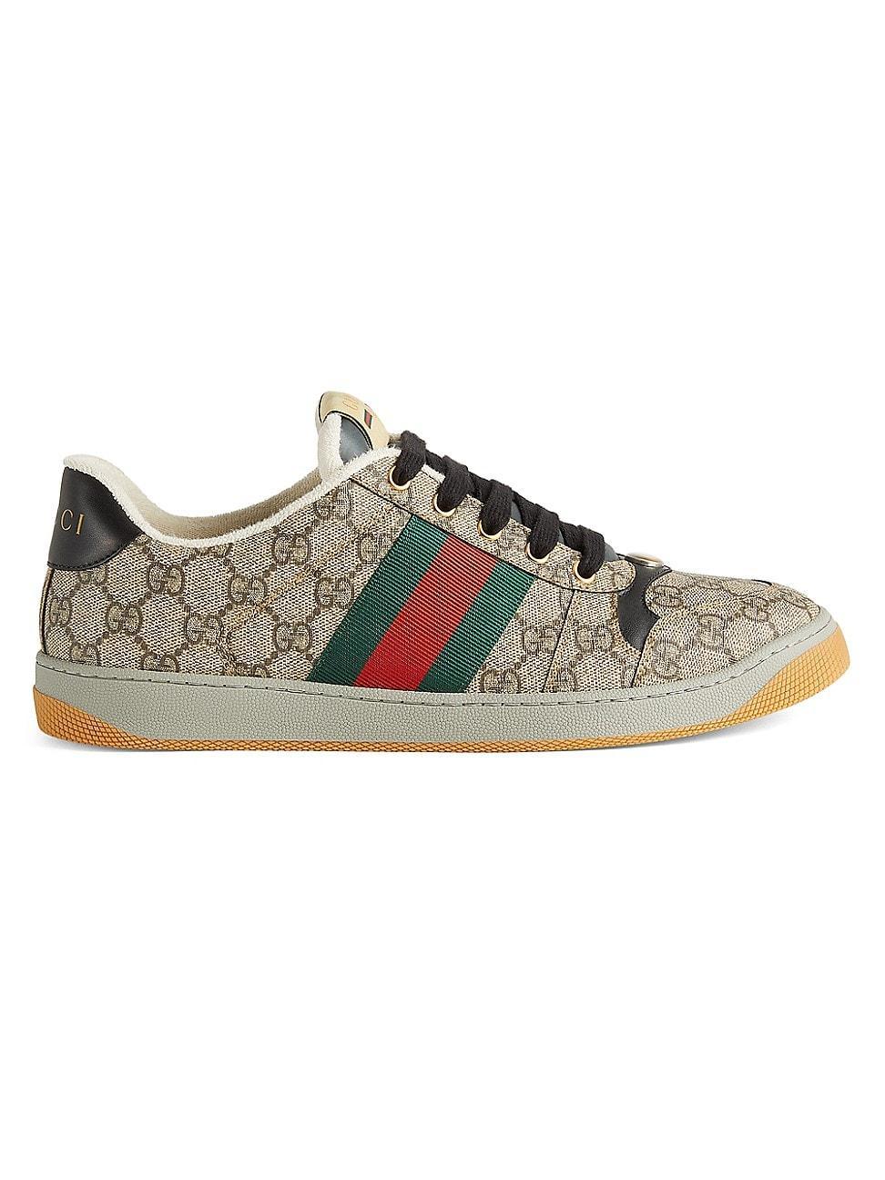 Mens Screener GG Supreme Canvas Sneakers Product Image