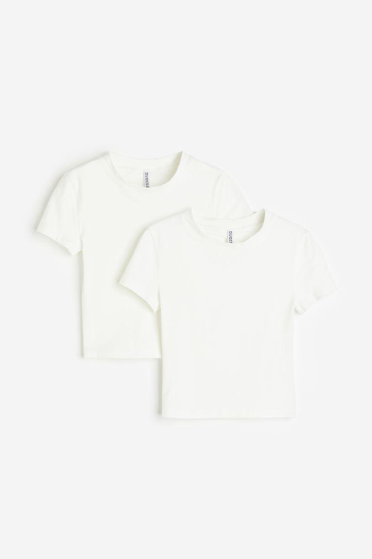 2-pack Crop T-shirts Product Image