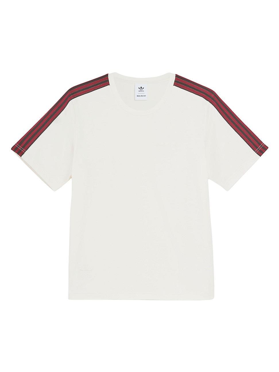 Mens adidas x Wales Bonner Three-Stripe Cotton T-Shirt Product Image