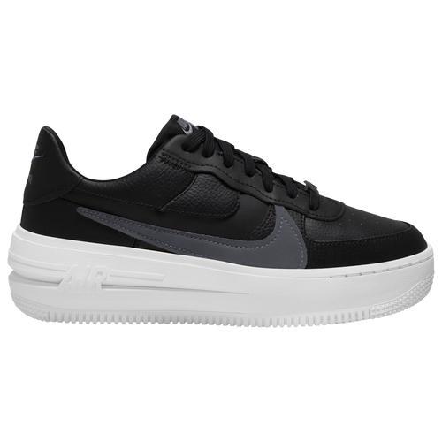 Nike Womens Air Force 1 Platform Low - Shoes Black/Anthracite/White Product Image