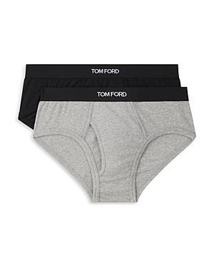 Mens 2-Pack Stretch-Cotton Logo Briefs Product Image