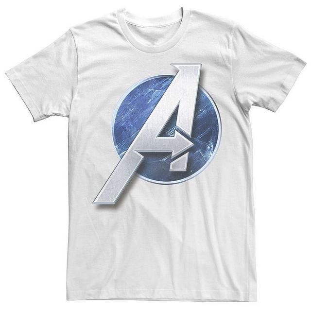 Mens Marvels The Avengers Bold Logo Graphic Tee White Product Image