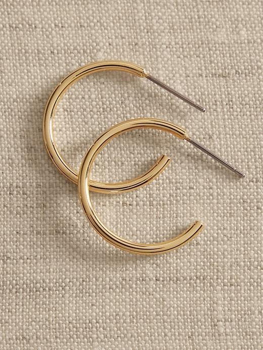 14K Gold Plated Hoop Earring Product Image