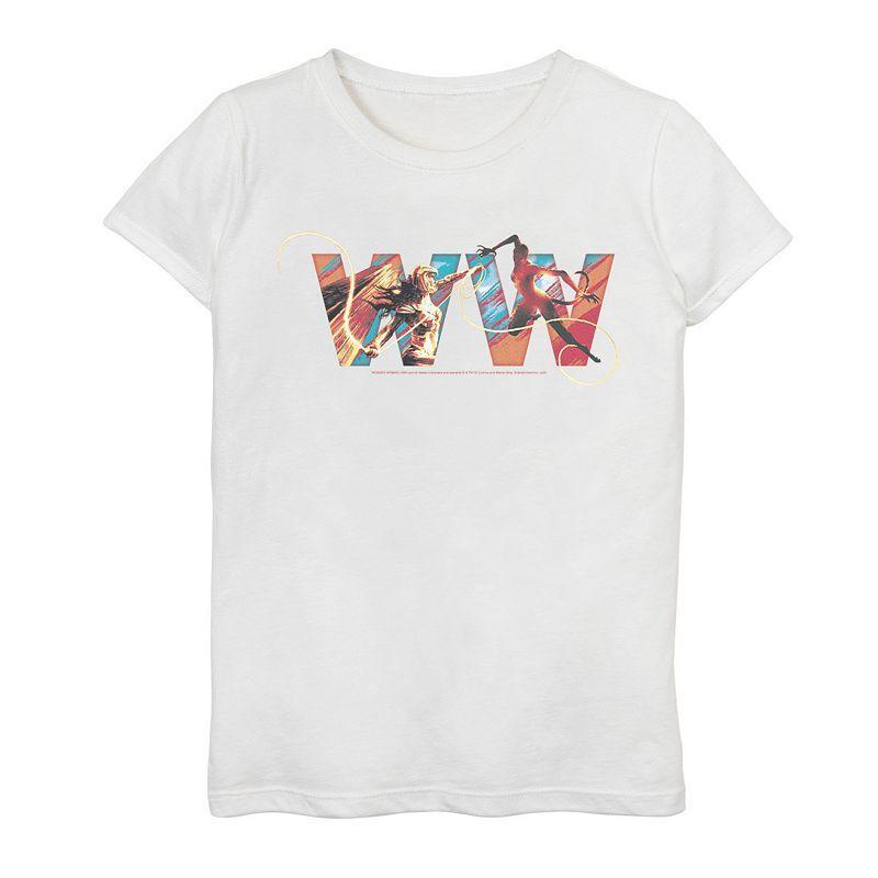 Girls 7-16 DC Comics Wonder Woman Logo Battle Graphic Tee, Girls Product Image