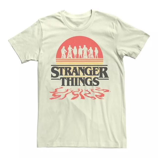 Mens Stranger Things Sunset Group Logo Graphic Tee Product Image