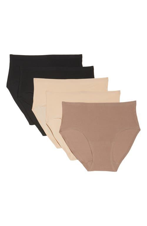 Chantelle Lingerie Soft Stretch 5-Pack Seamless Hipster Briefs Product Image