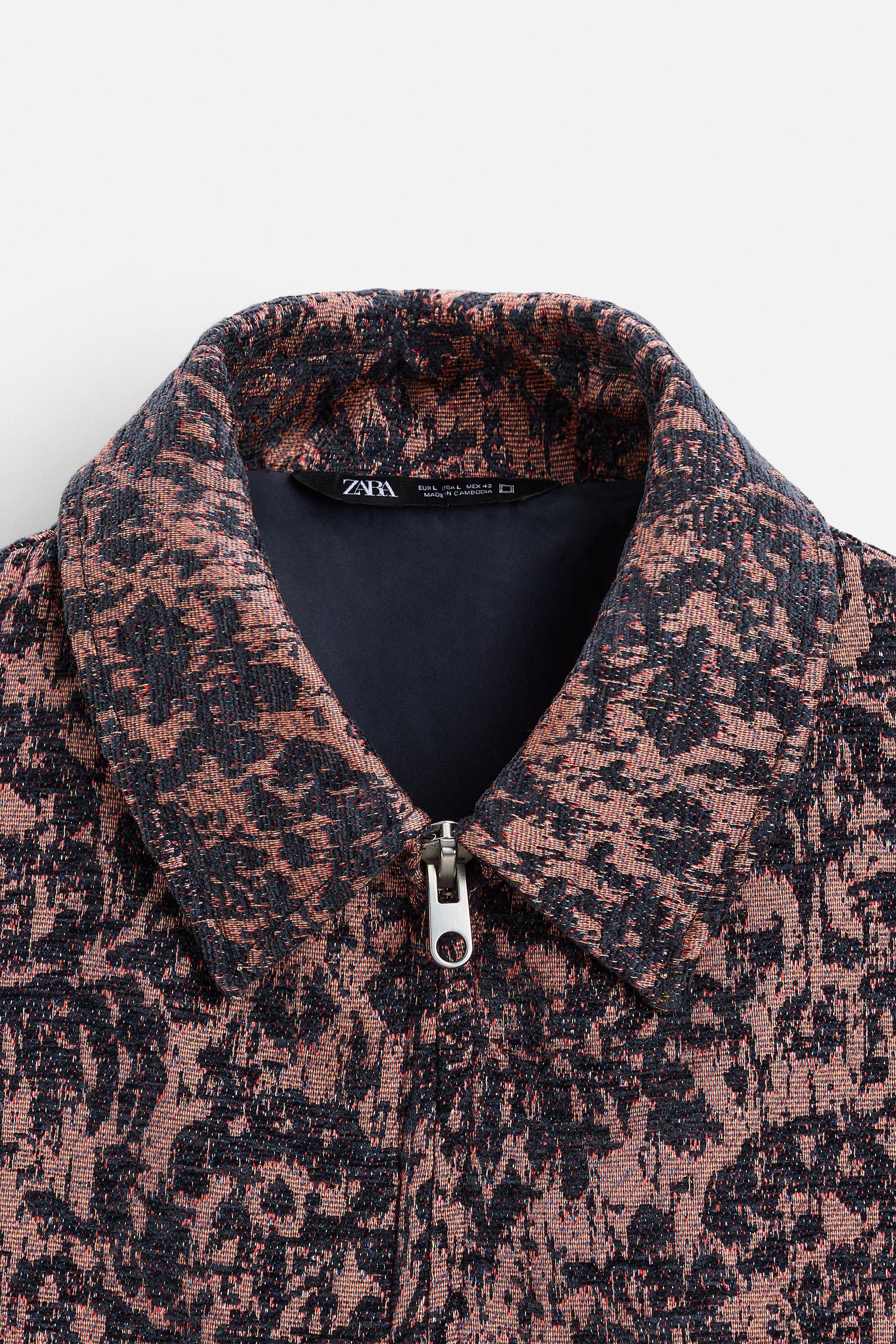 FLORAL JACQUARD JACKET Product Image