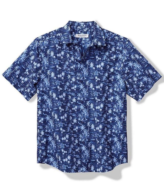 Tommy Bahama Big & Tall Bahama Coast Cabana Shores Printed Short Sleeve Woven Shirt Product Image