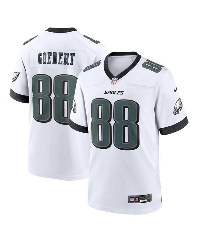 Nike Mens Dallas Goedert Philadelphia Eagles Alternate Game Jersey - White Product Image