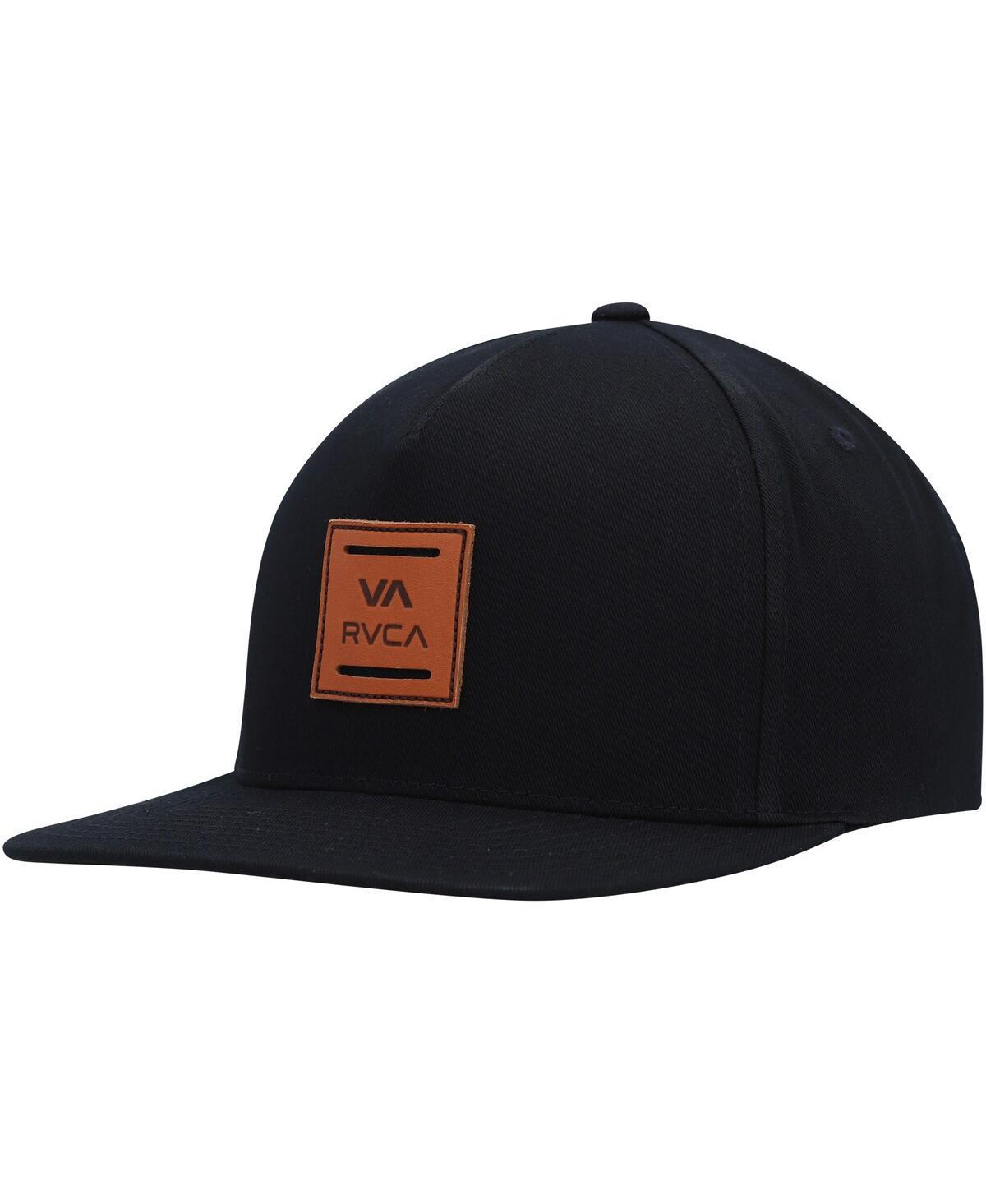 Mens RVCA  Black VA All The Way Snapback Hat Product Image