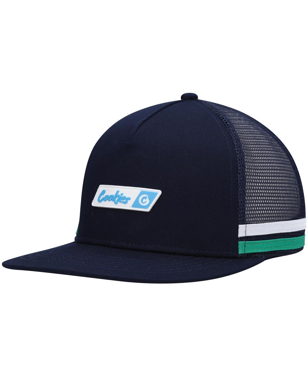 Mens Cookies Navy Bal Harbor Trucker Snapback Hat Product Image