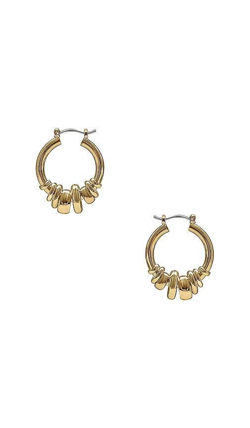 LAURA LOMBARDI Radda Earrings in Metallic Gold Product Image