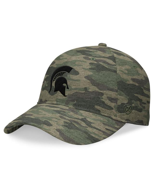 Top of the World Mens Camo Michigan State Spartans Oht Military Appreciation Hound Adjustable Hat Product Image