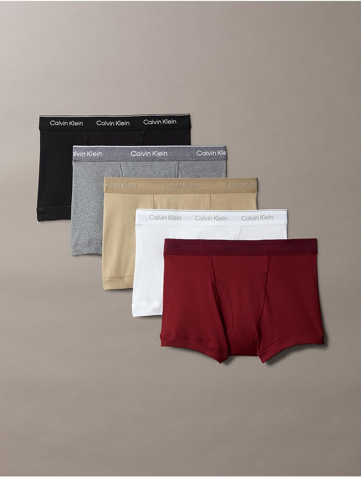 Calvin Klein Mens Cotton Classics 5-Pack Trunk - Multi - S Product Image