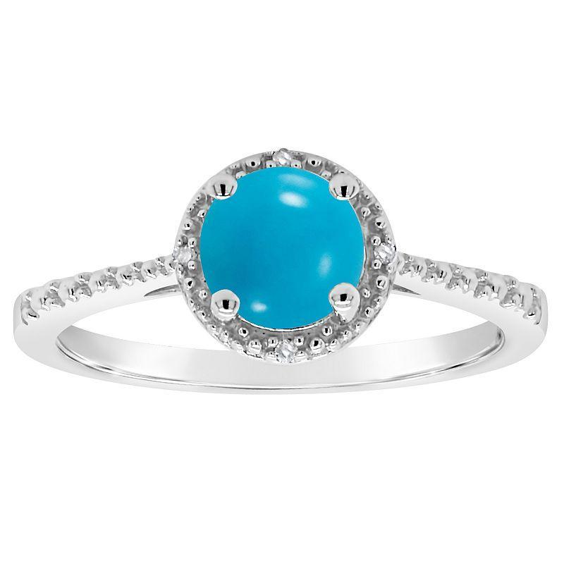 Celebration Gems Sterling Silver Freshwater Cultured Pearl and Diamond Accent Frame Ring, Womens Product Image