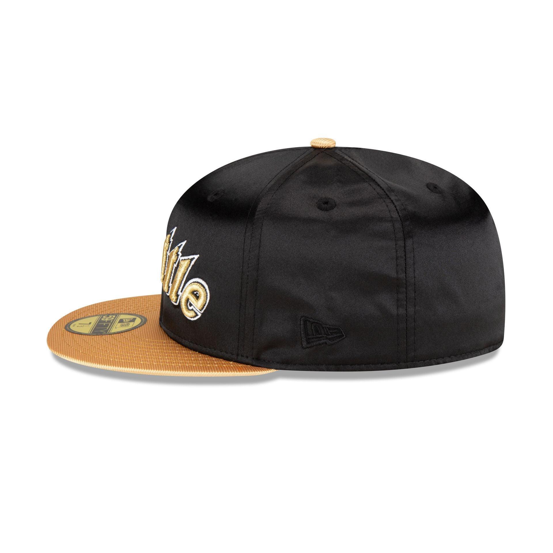 Seattle Mariners Metallic Gold 59FIFTY Fitted Hat Male Product Image