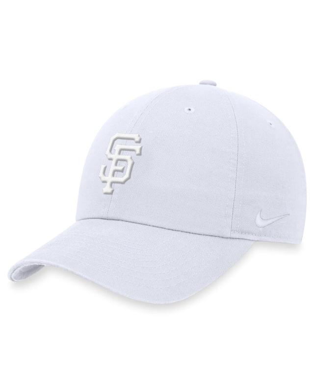 Nike Mens White San Francisco Giants Club Adjustable Hat Product Image