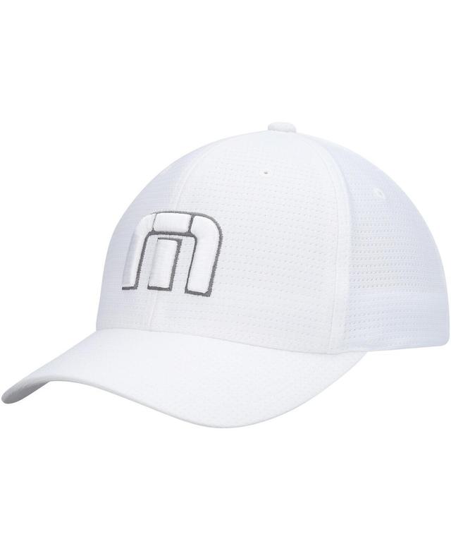 Mens Travis Mathew White Logo Bahamas Flex Fit Product Image