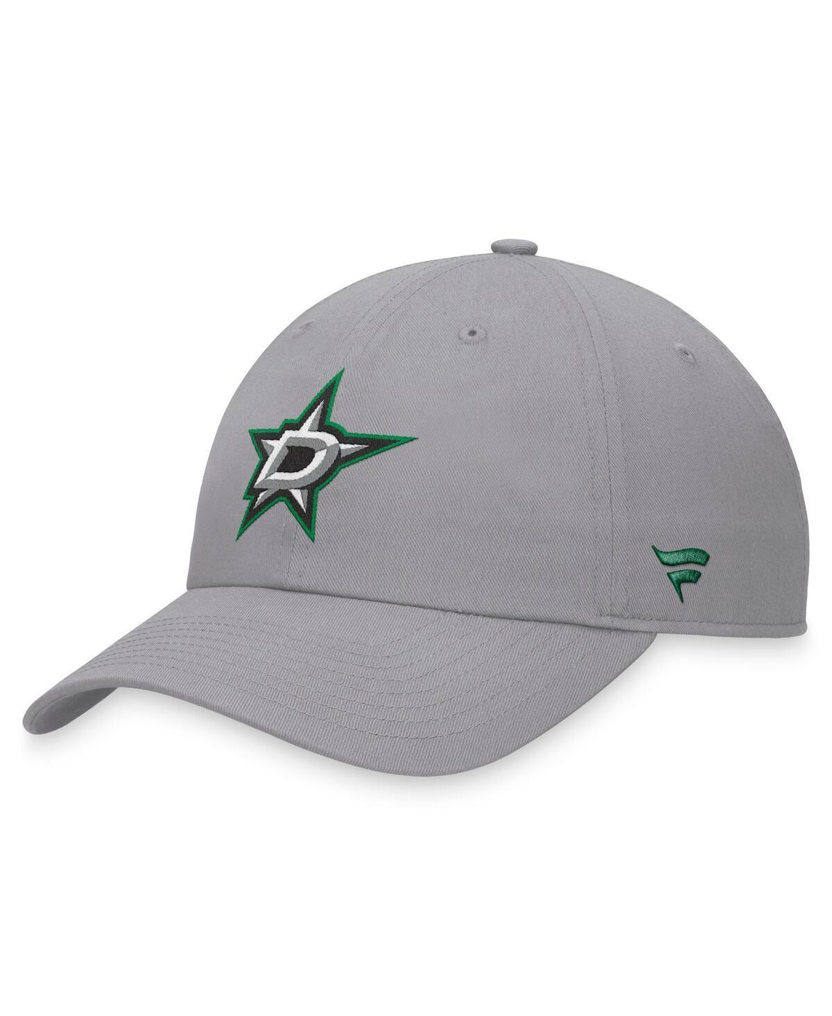 Fanatics Mens Gray Dallas Stars Extra Time Adjustable Hat Product Image