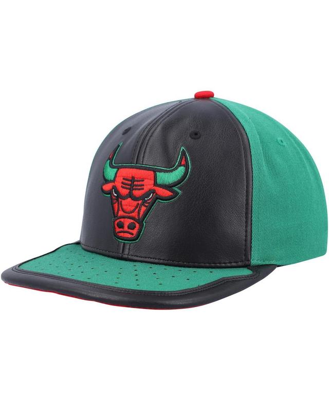 Mens Mitchell & Ness Black Chicago Bulls Day One Snapback Hat - Black Product Image