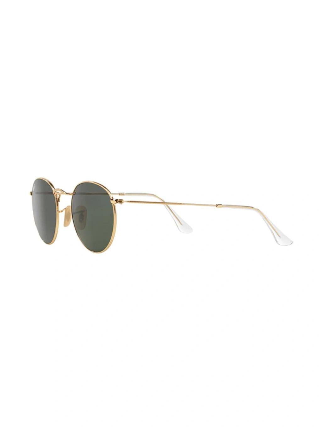 RAY BAN Rb3447 Round-frame Sunglasses In Gold Product Image