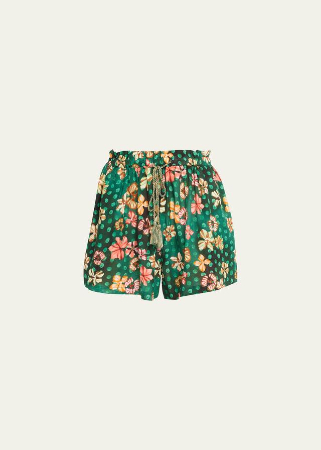 Bijou Printed Drawstring Shorts Product Image