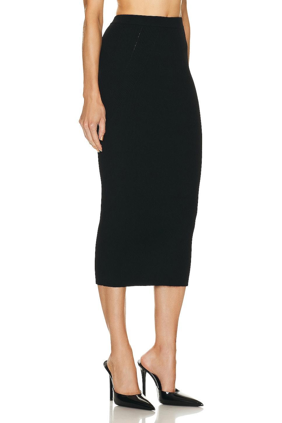 Alexander McQueen High Waisted Pencil Midi Skirt Product Image