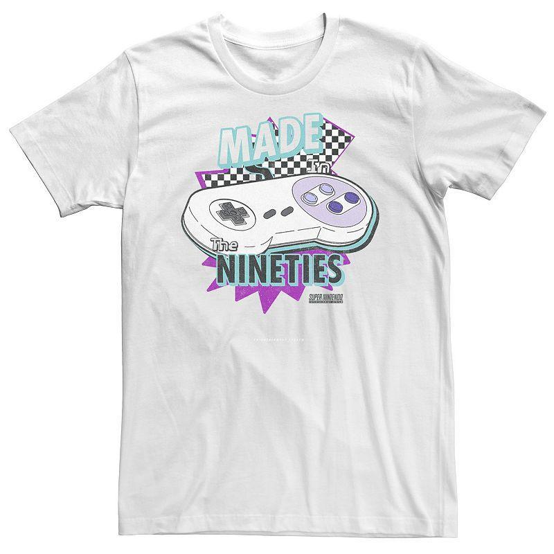 Big & Tall Nintendo NES Made In The Nineties Retro Tee, Mens Product Image