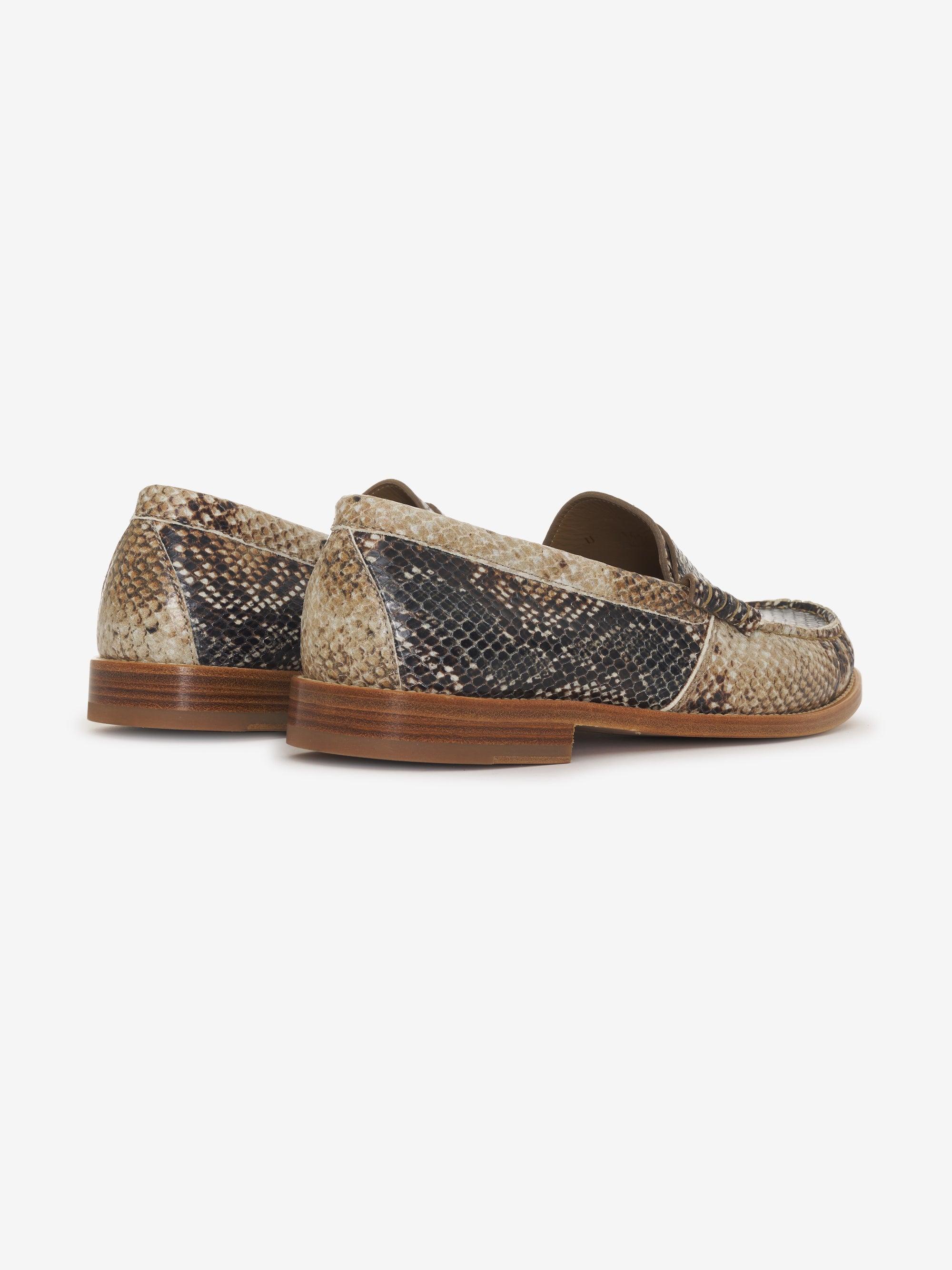 SNAKESKIN SLIP ON LOAFER Male Product Image