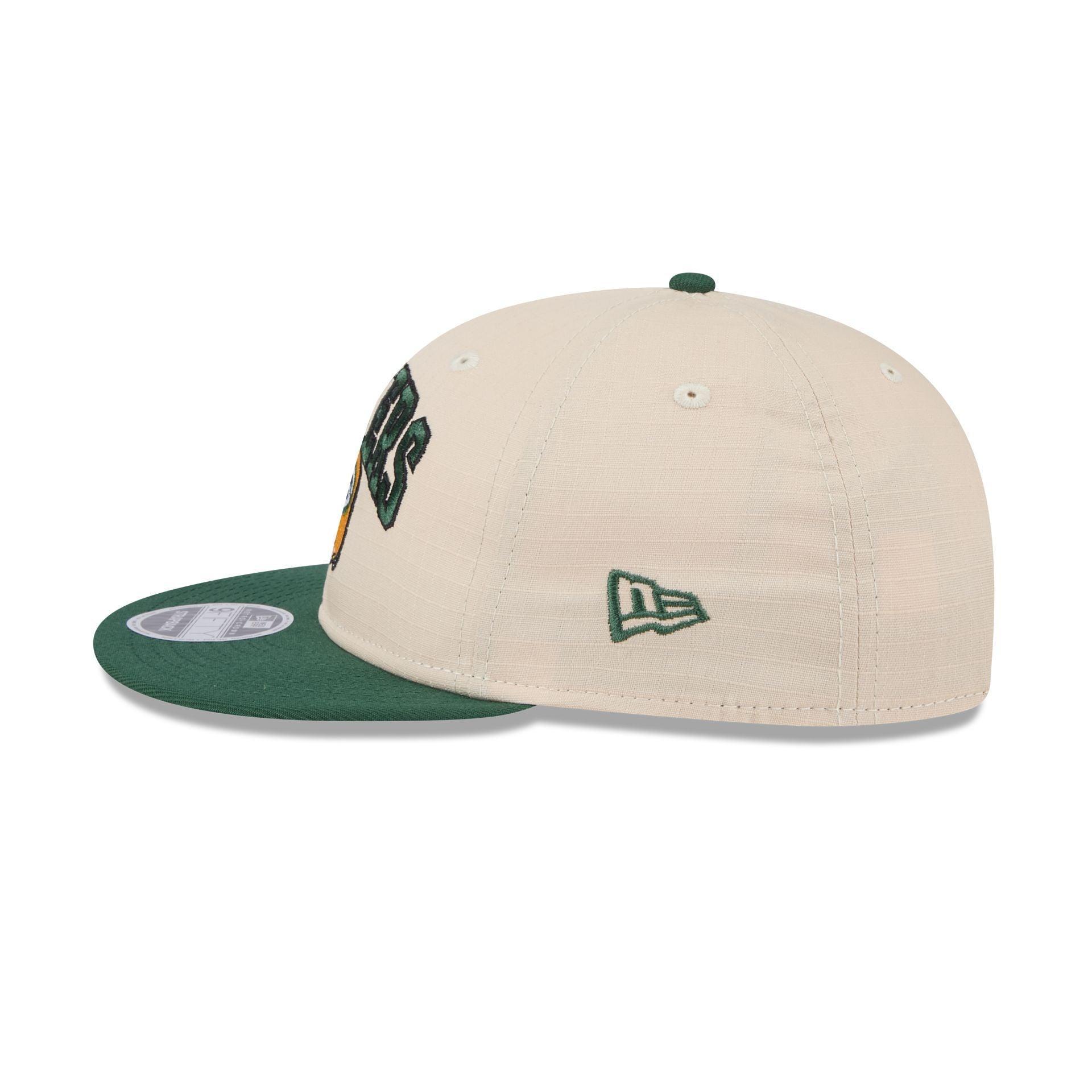 Green Bay Packers Historic Helmet Retro Crown 9FIFTY Snapback Hat Male Product Image