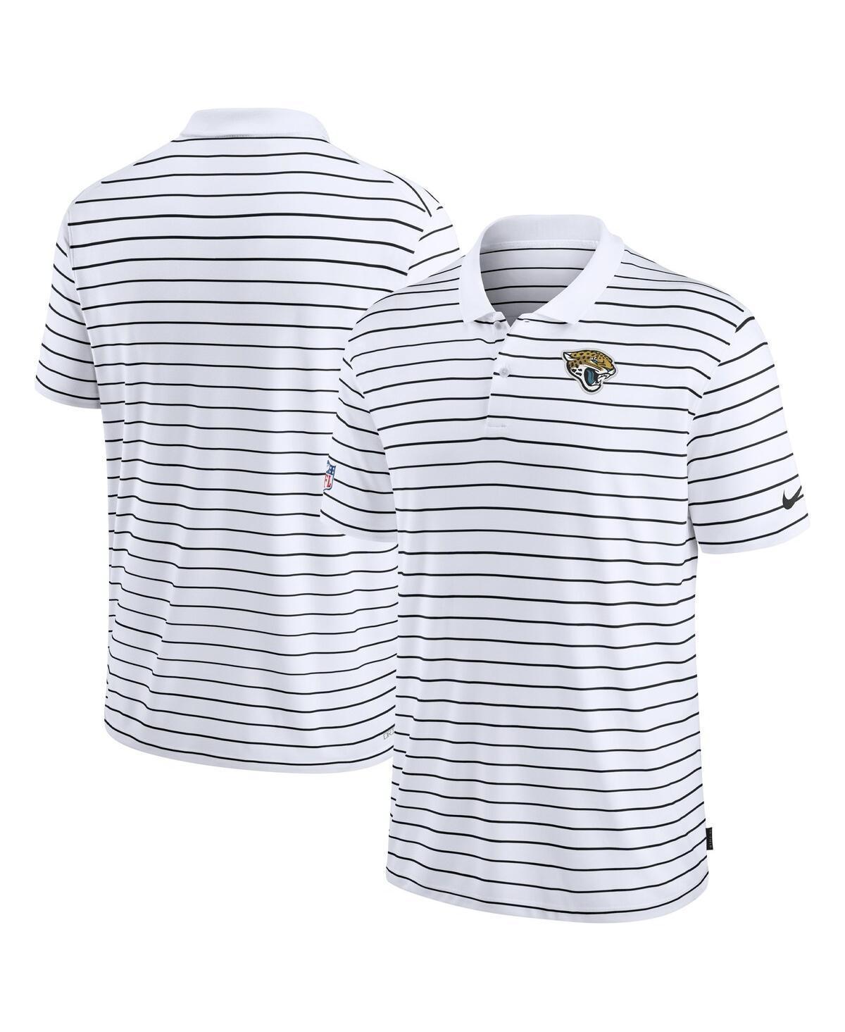 Nike Mens White Jacksonville Jaguars 2022 Sideline Lock Up Victory Performance Polo - White Product Image