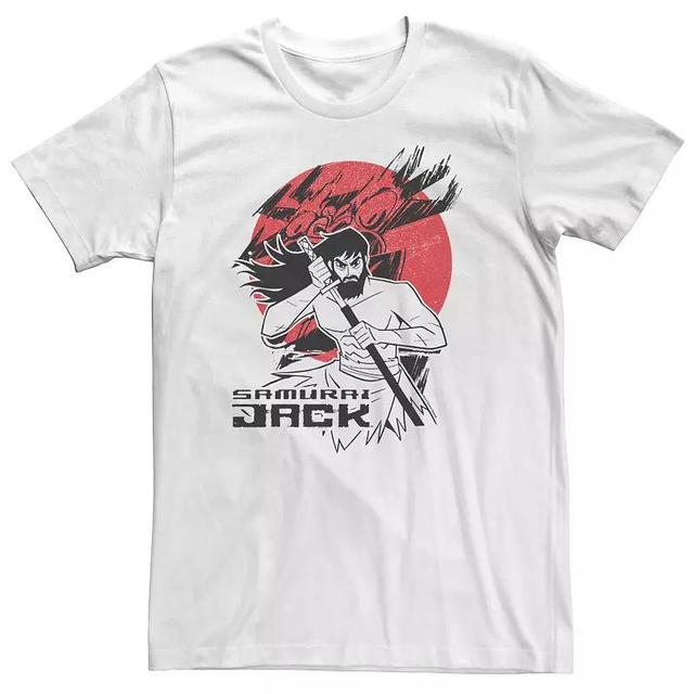 Big & Tall Cartoon Network Samurai Jack The Warrior & The Sun Sketch Tee, Mens Product Image