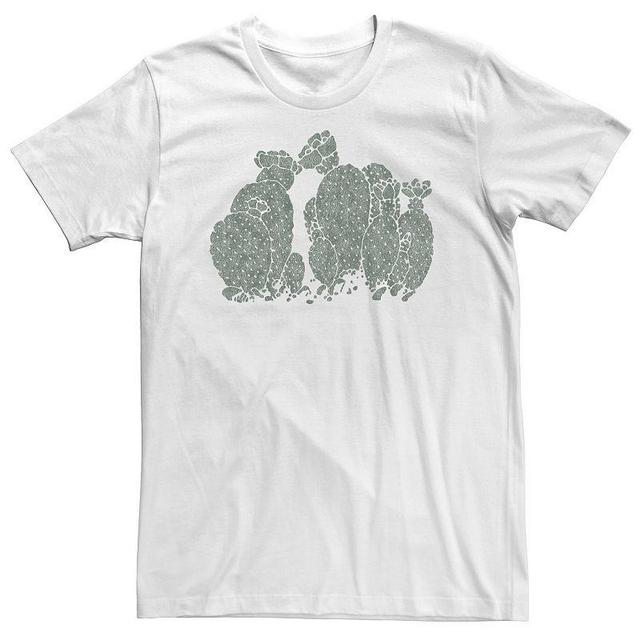 Big & Tall Trendy Cactus Patch Tee, Mens Product Image