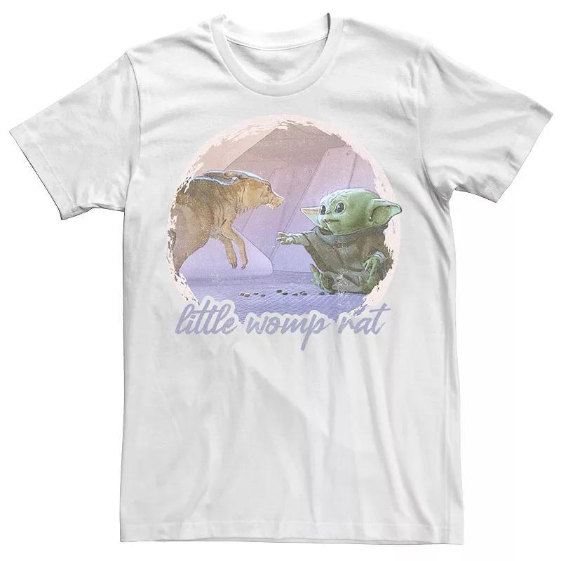 Mens Star Wars: The Mandalorian The Child & Womp Rat Concept Art Tee Product Image