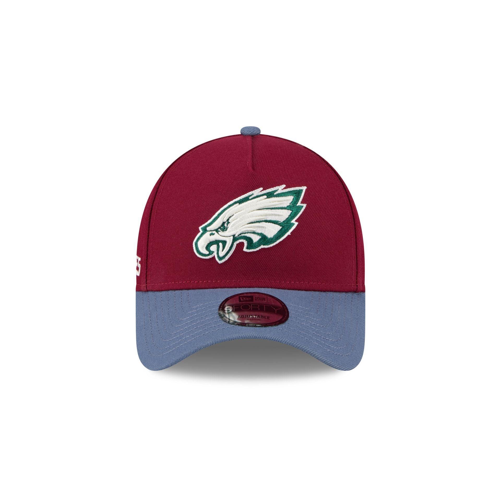 Philadelphia Eagles Cherry 9FORTY A-Frame Snapback Hat Male Product Image