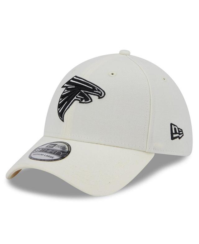 Mens New Era Cream Atlanta Falcons Chrome Collection 39THIRTY Flex Hat Product Image