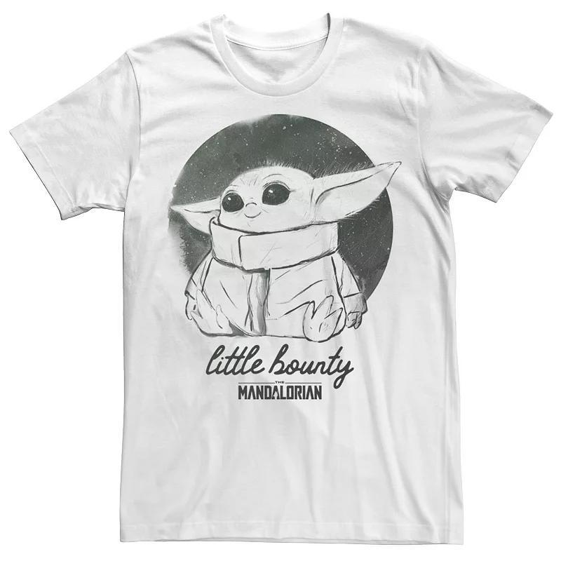 Mens Star Wars The Mandalorian The Child Little Bounty Watercolor Tee Product Image