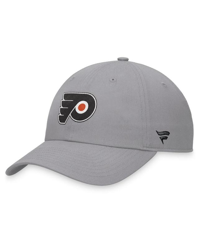 Fanatics Mens Gray Philadelphia Flyers Extra Time Adjustable Hat Product Image