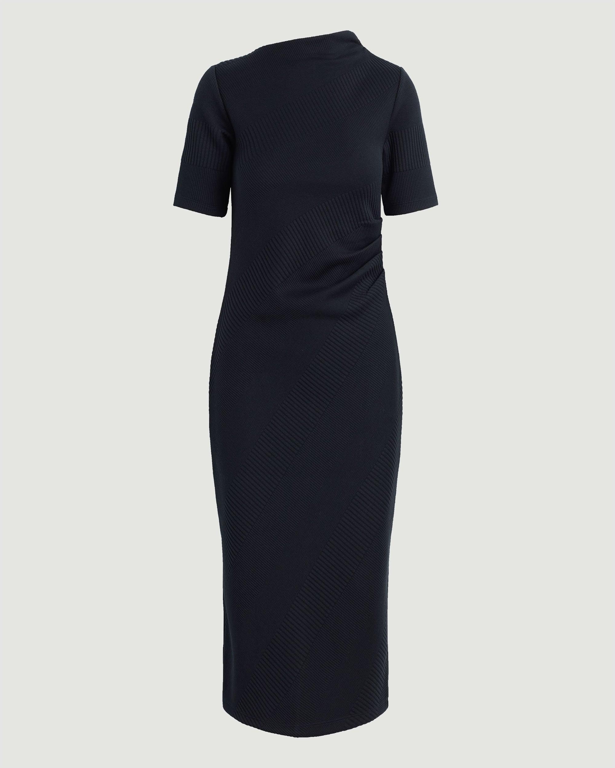 Evie Ribbed-Knit Jersey Dress (Petite) Product Image