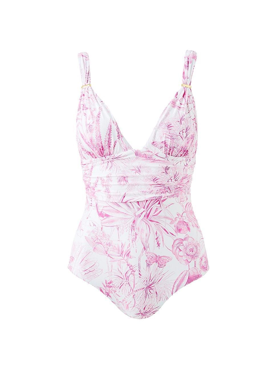 Womens Panarea Floral One-Piece Swimsuit Product Image