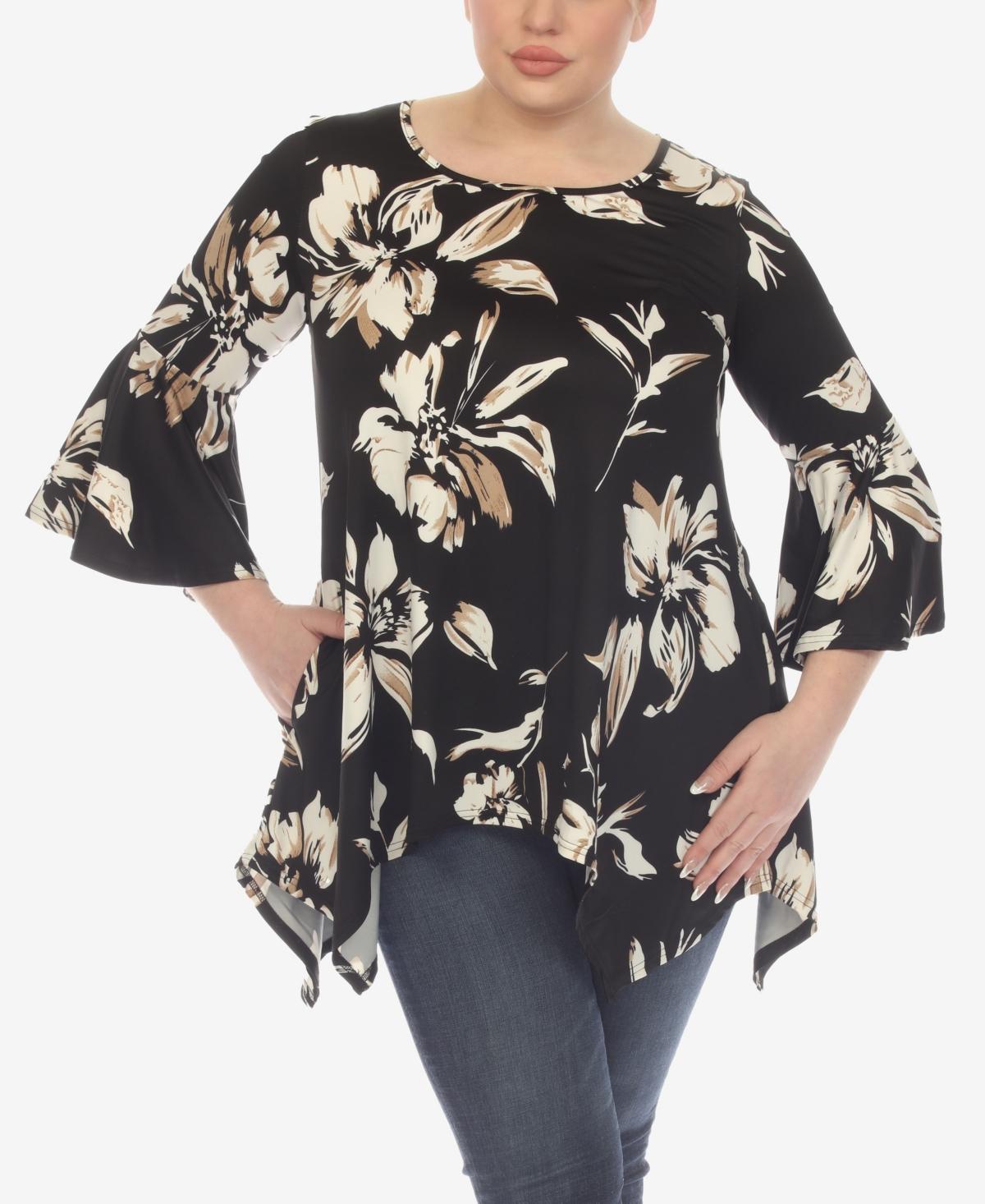 White Mark Plus Size Blanche Tunic Top Product Image